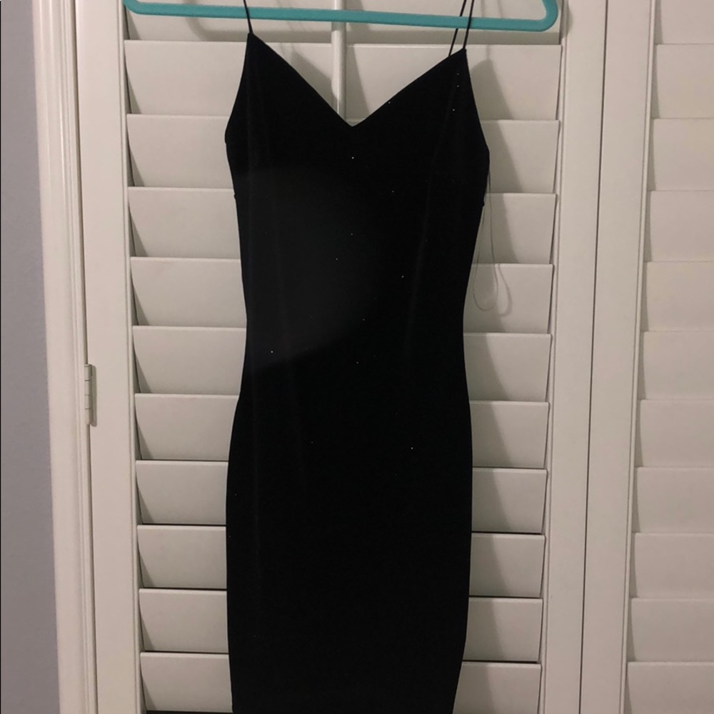 Mini black dress